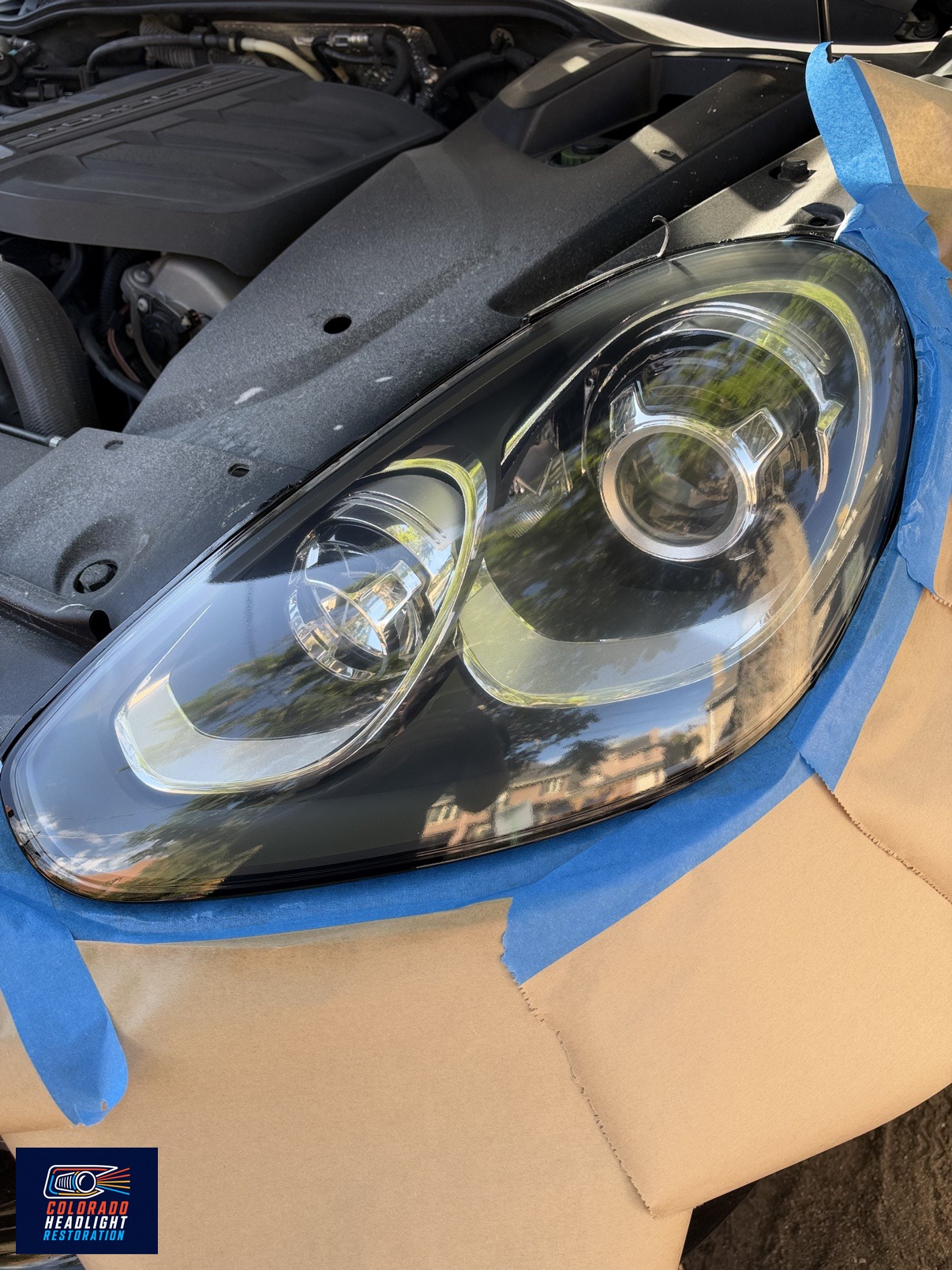Headlight restoration work photo