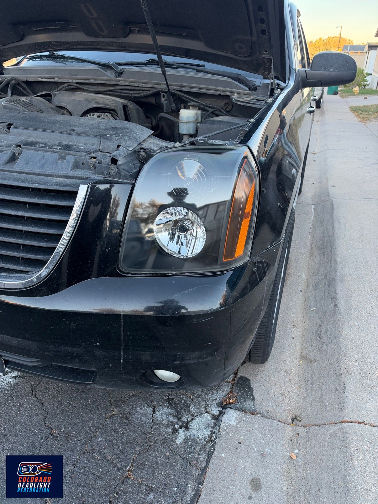 Headlight restoration work photo