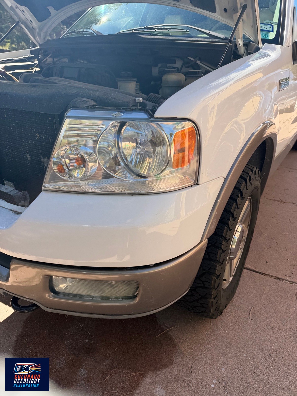 Headlight restoration work photo