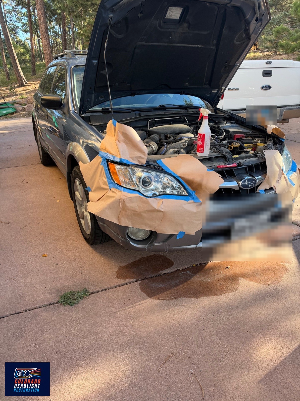 Headlight restoration work photo