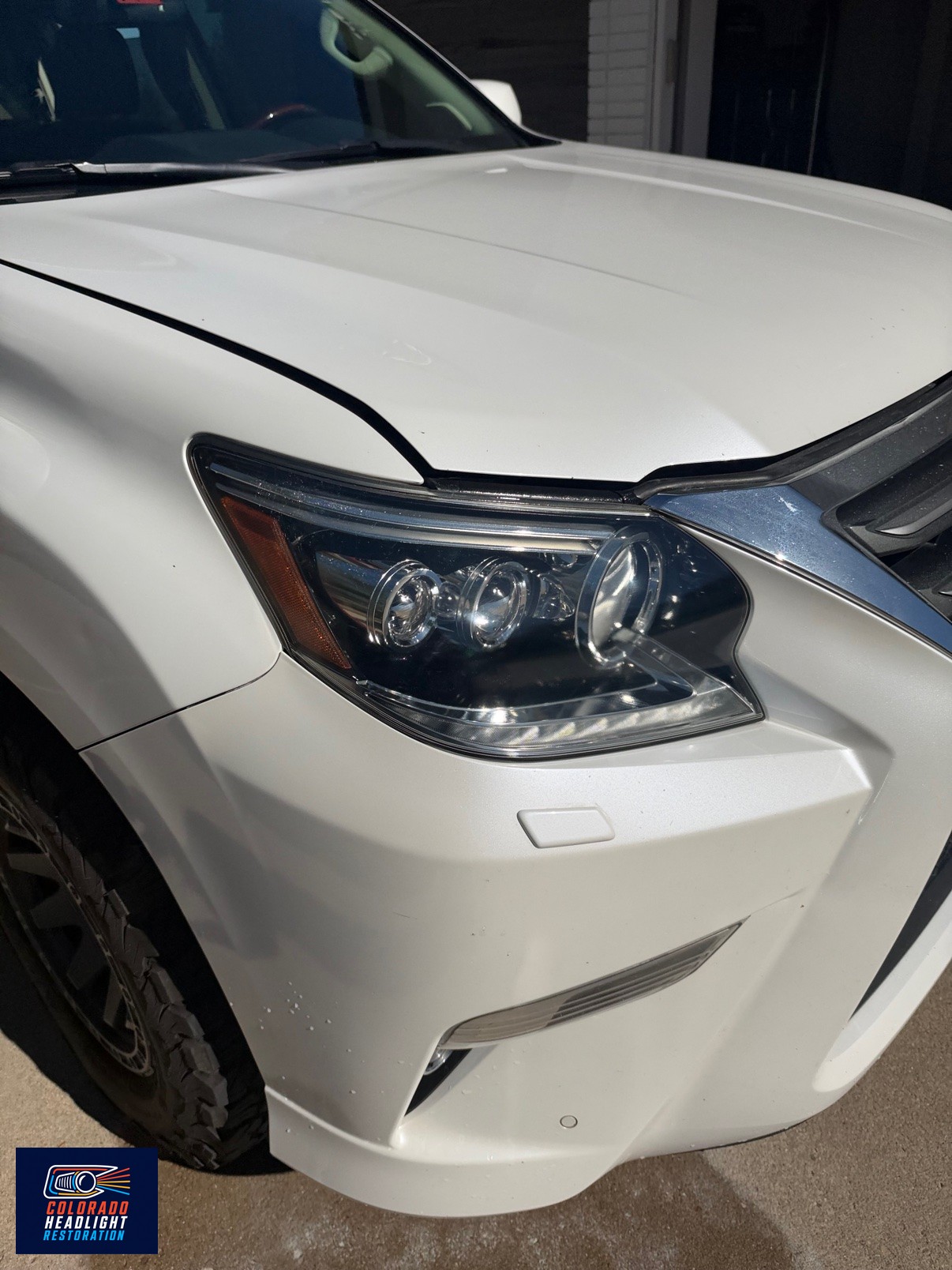 Headlight restoration work photo